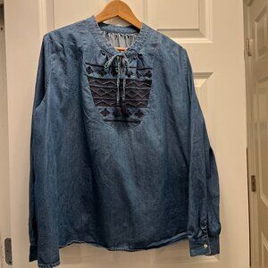 Relaxed-fit blouse